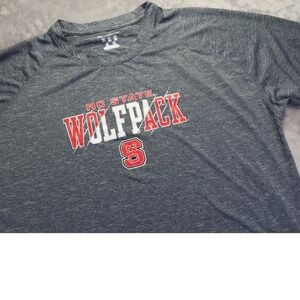 Champion Elite NC State‎ Wolfpack Men's 2XL Gray Heathered Performance T-Shirt